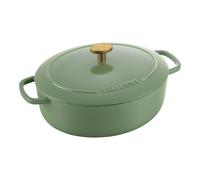 BALLARINI Bellamonte Cocotte ovale en fonte émaillée Vert 23 cm 2,2 l