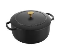 BALLARINI Bellamonte Cocotte 24 cm, Rond(e), Noir mat, Fonte