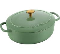 BALLARINI Bellamonte Cocotte ovale en fonte émaillée Vert 23 cm 2,2 l