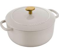 BALLARINI Bellamonte Cocotte ronde en fonte émaillée 20 cm 2,5 l Blanc ivoire