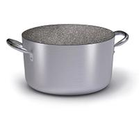 Ballarini Casserole Professionnelle Granite 2818 Moyenne avec 2 poignées, Aluminium, Gris, 32 cm