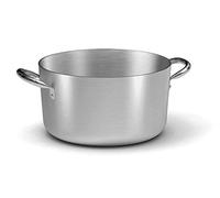 Ballarini Casserole Professionnelle Moyenne avec 2 poignées, Aluminium, Gris, 20 cm