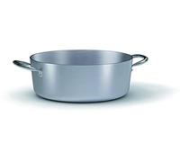 Ballarini Casserole Professionnelle Moyenne avec 2 poignées, Aluminium, Gris, 36. cm
