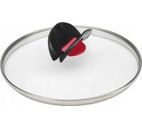 BALLARINI Couvercle en Verre, Rond, ∅ 20 cm, Aluminium, Transparent, série Click & Cook