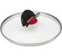 BALLARINI Couvercle en Verre, Rond, ∅ 28 cm, Aluminium, Transparent, série Click & Cook