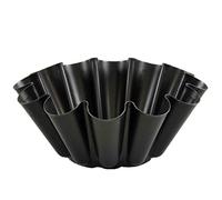 Ballarini Patisserie Moule à Pudding scanellato, en Aluminium, Noir, diamètre 22 cm