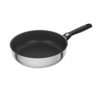 BALLARINI Pesaro Poêle 28 cm, Inox 18/10, Noir argenté