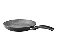 BALLARINI Poêle, Ronde, ∅ 20 cm, Aluminium, Revêtement Anti-Adhésif Granitium, Indicateur de Température ThermoPoint, Gris Pierre, série Bologna Granitium