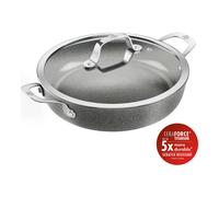 BALLARINI Salina Sauteuse avec poignée avec couvercle, 28 cm, Aluminium, Revêtement antiadhésif en céramique renforcée en titane