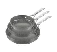 BALLARINI Salina Set de poêles, 3-pcs. /20/24/28 cm, gris pierre, Aluminium
