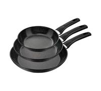 BALLARINI Vipiteno Set de poêles, 3-pcs. /20/24/28 cm, noir mat, Aluminium