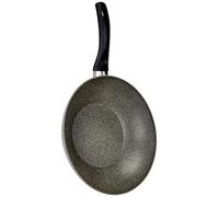 BALLARINI Wok, Rond, ∅ 28 cm, 10 L, Aluminium, Revêtement anti-Adhésif, Gris Pierre, série Cortina Granitium