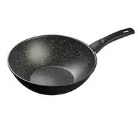 BALLARINI Wok VIPITENO, diam 28 cm, Rond, Aluminium, Revêtement Antiadhésif, Noir