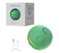 Balle à billes Rolling Dog Jouet - Balle pour animaux de compagnie activée en mouvement, jeu en caoutchouc durable | 2,62 pouces Jouets d'enrichissement pour chiot à l'épreuve de la mastication