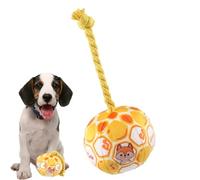 Balle à disque pour chien, ballon de football pour chien | Jouets d'extérieur pour chien, balle élastique douce | Balle de rire colorée et douce pour chiens, anniversaire, plaisir interactif à la mais