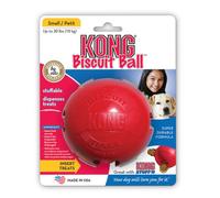 Balle à friandises - KONG - BISCUIT BALL SMALL - Rouge - Petit - Chien