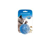 duvoplus, Balle Snack 5x5x5cm Bleu, Satisfait l'instinct t de Chasseur du Chat, Le Jeu est récompensé par Une friandise, Balle à friandises pour Chats, Jouet interactif pour Votre Chat