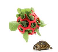 Balle à friandises pour Tortue - Jouet pour Nourriture à Foin - Balle à Suspendre - pour Fruits et légumes - Jouet pour Petits Animaux de Compagnie - Tortue
