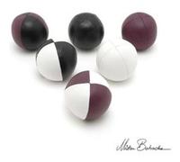 Balle à grains 130 gr - Mister Babache -Super soft silicone Blanc / noir - Vendu à l'unité Blanc / noir