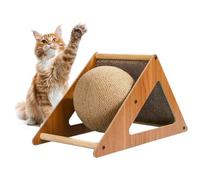 Balle à gratter pour chat - Jouet interactif antidérapant et résistant à la | Jouet de divertissement pour chaton - Pour la maison, anniversaire, soulagement du stress, soulagement du stress - Lapin