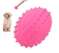 Balle à mâcher pour chiens, jouet d'enrichissement interactif, boules pour chercher du tething, boules avec pointes à mâcher | Balle de nettoyage des dents résistante