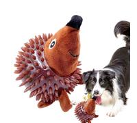Balle à picots - Balle couineuse pour chien, jouet en caoutchouc | Jouet interactif en silicone souple sans rembourrage en forme de grenouille/hérisson, résistant aux morsures et à l'ennui pour chiens