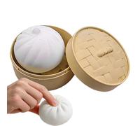 Balle à presser mignonne, simulation douce, confort de la pâte avec texture spongieuse, accessoire de bureau amusant, jouet portable avec design relaxant, jouet de confort contre le stress pour adoles