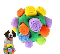 Balle à renifler - Jouet durable pour animal de compagnie, distributeur de récompenses interactif, dispositif d'entraînement lavable, activité de jeu puzzle pour chien | Balle distributrice de