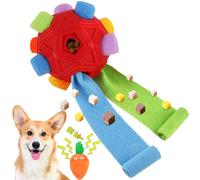 Balle à renifler pour chien - Jouet interactif pour chien - Encourage les compétences naturelles de recherche de nourriture - Alimentation lente pour l'entraînement et le soulagement du stress - Bande