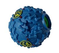 Balle à rire pour chien - Balle de nourriture pour chien | Balle anti-fuite en émail pour chien | Balle interactive à alimentation lente | Balle créative avec son de rire pour les compétences de
