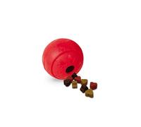 Balle à snack en caoutchouc pour chien Nobby Pet Rouge 8 cm