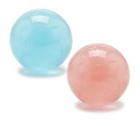 Balle Anti-Stress à l'huile de Noix de, Paquet 2 Jouets à Presser montée Lente avec Texture Semblable Mochi, Jouets sensoriels pour Adultes et Enfants, soulagement du Stress (2 Couleur