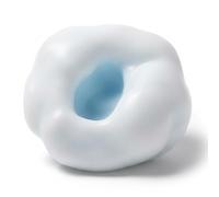 Balle Anti-Stress à montée Lente - Jouet à Presser avec Remplissage de Sable Lisse pour Une Stimulation sensorielle et Un soulagement du Stress, Jouet Presser de 6 cm, Bleu.
