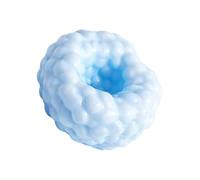 Balle anti-stress croustillante avec son - Balles remplies de sable - Jouet sensoriel avec poignée douce - Jouet apaisant pour le bureau, la salle de classe - 12 cm