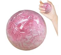 Balle Anti-Stress de Sable croquant, balles à Compression sensorielle à Lent | Jouet sensoriel pour Adultes, Voyageurs, Travail, Voyage, Maison, Bureau, Salle d'attente de méditation
