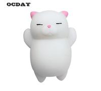 Balle Anti-Stress En Forme D'animal Mignon, Jouet À Presser Mochi, Anti-Stress, Doux Et Collant, Cadeau Amusant