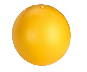 Balle anti stress plastique pour porcelets en vrac Kerbl Jaune 30 cm