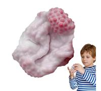 Balle Anti-Stress sous Vide de Raisin | Boules Squishy avec Perles et Son | Jouets de Balle de Décompression Sensorielle pour Soulager Le Stress | Ball À Pression Douce Fidget Toys pour Enfant