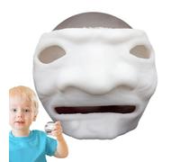 Balle Anti-Stress tête de Mort, Jouet à Presser tête de Mort,Boule à Presser d'halloween avec du Sang et des asticots - Jouets de farces d'halloween, Jouets Anti-Stress pour Adultes
