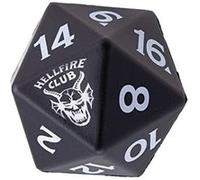 Balle anti-stress Stranger Things - PALADONE - Dé à 20 faces en mousse noire