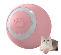 Balle automatique pour chat | Jouet interactif pour chat avec lumières colorées - Jouets intelligents en silicone pour chaton, tapis à roulement rapide
