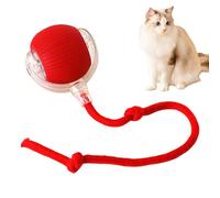Balle automatique pour chat, jouet interactif pour chat, pour chats d'intérieur, jouet électrique automatique pour chat, balle mobile rechargeable pour interaction, soulager l'anxiété et