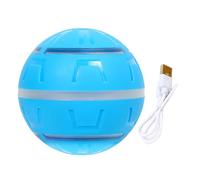 Balle automatique pour chien, jouet pour chien | Jouet vibrant rebondissant rechargeable par USB pour animaux domestiques avec lumière pour l'enrichissement des exercices d'ennui intérieur et