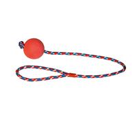 Balle avec corde pour chien Kerbl (x1) Rouge 60 cm