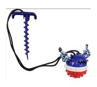 Balle avec une corde élastique et piquet pour fixer sol pour chien