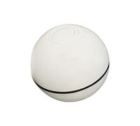 Balle blanche pour chat - Jouet interactif pour chat | Exercice lumineux | Électrique | Exercice clignotant | Jouets interactifs à roulement automatique pour les accessoires d'ennui d'intérieur