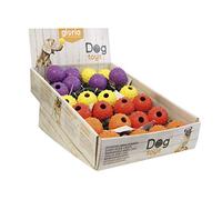 balle chien - ruban plat à billes GLORIA - 6 cm x 30 cm de long - billes flexible et élastique - jouets pour chiens - billes de caoutchouc - Couleur varié