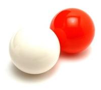 Balle contact 100 mm -heavy--Mister Babache- Orange Orange G
