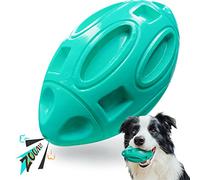 Balle couinante en caoutchouc à mâcher pour chiens agressifs - Jouet presque indestructible et durable avec couineur, idéal pour les races moyennes et grandes