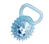 Balle couinante pour chien | Jouet à mâcher interactif en caoutchouc souple pour chien | Balle avec pointes pour animaux de compagnie pour entraînement d'enrichissement, lancement de quête : jeu